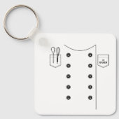 1 Baker-Backpack-Swag Schlüsselanhänger (Vorderseite)