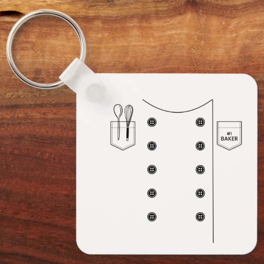 1 Baker-Backpack-Swag Schlüsselanhänger (Vorderseite)