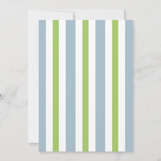 #1 Balloon Erster Geburtstag Einladung (Rückseite)