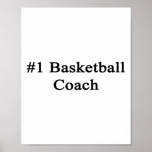 1 Basketballtrainer Poster (Vorne)