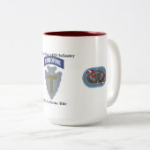 1. Bataillon-143. Infanterie 36. Abn Bde-Tasse Zweifarbige Tasse (VorderseiteRechts)