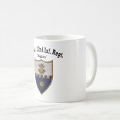 1. Bataillon, 22. Infanterie - Schale Kaffeetasse (VorderseiteRechts)