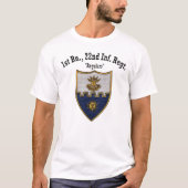 1. Bataillon, 22. Infanterie T-Shirt (Vorderseite)