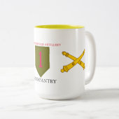 1. BATAILLON-5. FELD-ARTILLERIE-1. ZWEIFARBIGE TASSE (VorderseiteRechts)