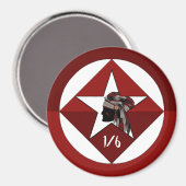 1. Bataillon 6. Meeresschutzgebiet Magnet (Vorderseite/Rückseite)