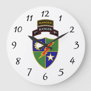 1. Bataillon - 75. Förster w/Tab - Wanduhr