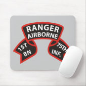 1. Bataillon 75. Infanterie-Ranger A/B Mousepad (Mit Mouse)
