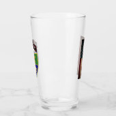 1. Bataillon - 75. Ranger Regiment - US-Flagge - Glas (Links)