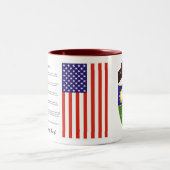 1. Bataillon - 75. Ranger Regiment Zwei-Tone-Tasse Zweifarbige Tasse (Mittel)