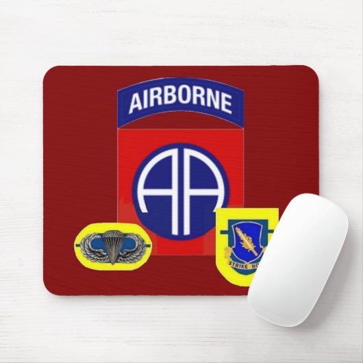 1. Bataillon (Abn) 504. Infanterie-Mousepad Mousepad (Mit Mouse)