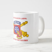 1. BATTALION 319. FELD-KÜNSTLER-TASSE Jumbo-Tasse (Vorderseite Rechts)