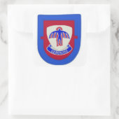 1. Battalion 501. Infanterie Flash und DUI Sticker (Tasche)