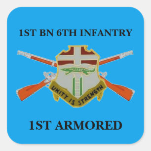 1. BATTALION 6. INFANTRIE 1. ARMORED STICKERS