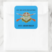 1. BATTALION 6. INFANTRIE 1. ARMORED STICKERS (Tasche)