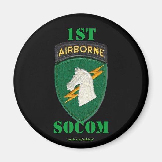 1. Befehl für besondere Operationen Socom Patch Ma Magnet (Vorne)