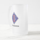 1. Behälter-Bataillon - 1. Mattglas Bierglas (Vorderseite Links)