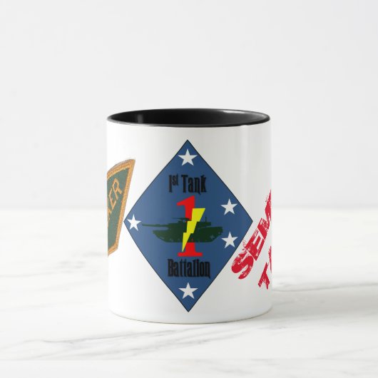 1. Behälter-Bataillon USMC-Tasse Tasse (Zentrum)