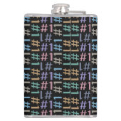 "# 1" benutzerdefinierter monogramm-Flasche Flachmann (Rückseite)