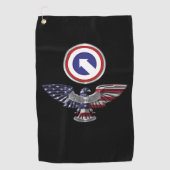 1. Benutzerdefinierter Patch für den Support für C Golfhandtuch (Vorderseite)