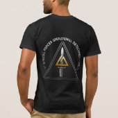 1. Besondere Kräfte Betriebsc$trennung-dreieck T-Shirt (Rückseite)