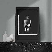 1% Bessere Leinwand Motivierend Mauer Kunst