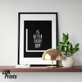 1% Bessere Leinwand Motivierend Mauer Kunst