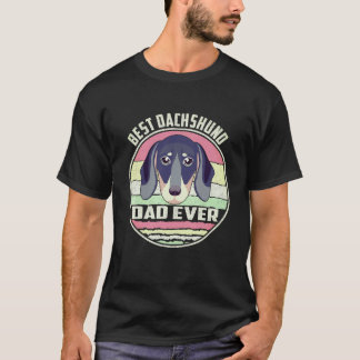 1 Bester Dachshund-Vater überhaupt T-Shirt