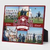 #1 Bester Fußballtrainer Foto-Dankeschön-Geschenk Fotoplatte (Seite)