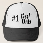 1 Bester Vater Truckerkappe (Vorderseite)