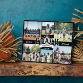 #1 Bestes Coach-Team-Foto-Collage-Dankeschön-Gesch Fotoplatte (Seite)