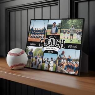 #1 Bestes Coach-Team-Foto-Collage-Dankeschön-Gesch Fotoplatte