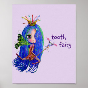 1. Besuch von der Tooth Fairy Niedlich Big Eye Dol Poster