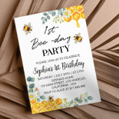 1. Bienentag Geburtstag Einladung Hummel Biene
