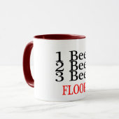 1 Bier BODEN des Bier-2 des Bier-3 Tasse (Vorderseite Links)