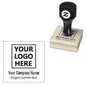 1 Bild 2 Texte Ihr Logo hier Firmenname Slogan Gummistempel (Stempel)