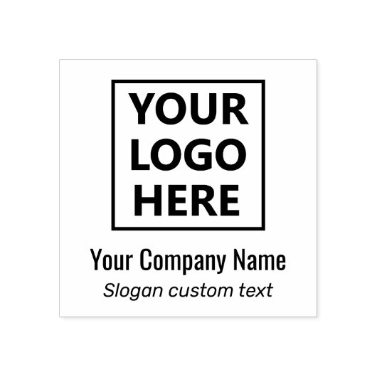 1 Bild 2 Texte Ihr Logo hier Firmenname Slogan Gummistempel (Prägung)