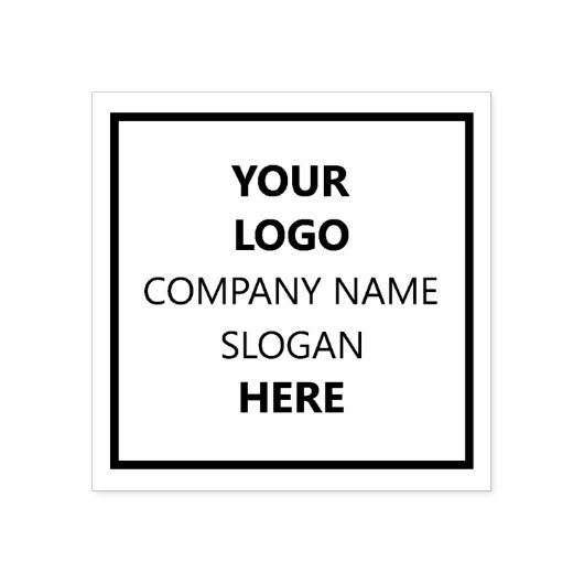 1 Bild Erstellen Sie Ihr eigenes Logo Firmenname S Gummistempel (Prägung)