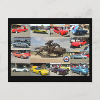 1. Bill Corvette Show Postkarte