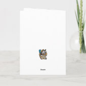 1. BIRTHDAY Dairy COW Girl CARD Karte (Rückseite)