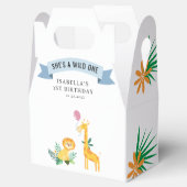 1. Birthday Forest Animals Lion Giraffe Geschenkschachtel (Geöffnet)