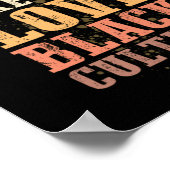 1 Black History Month Support-Geschenk Manuel.Png Poster (Ecke)