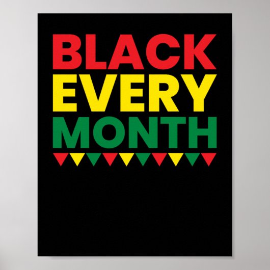 1 Black History Monthblack Rights.Png Poster (Vorne)