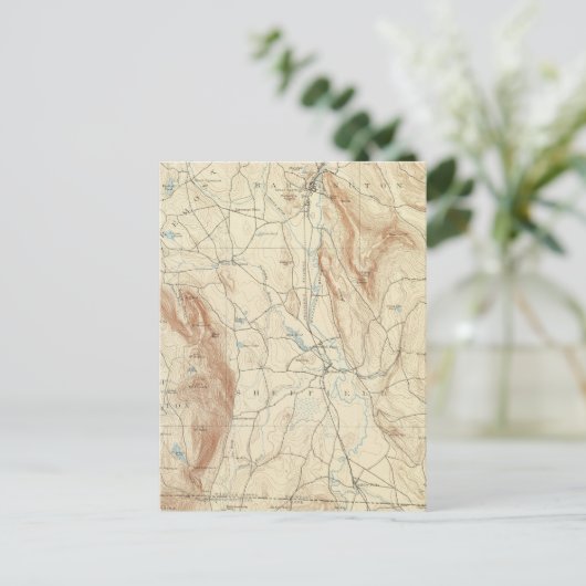 1 Blatt Postkarte (Stehend Vorderseite)