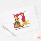 1. BN 1. LUFTVERTEIDIGUNG ARTIKEL 38. LUFTVERTEIDI QUADRATISCHER AUFKLEBER (Umschlag)