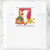 1. BN 1. LUFTVERTEIDIGUNG ARTIKEL 38. LUFTVERTEIDI QUADRATISCHER AUFKLEBER (Tasche)