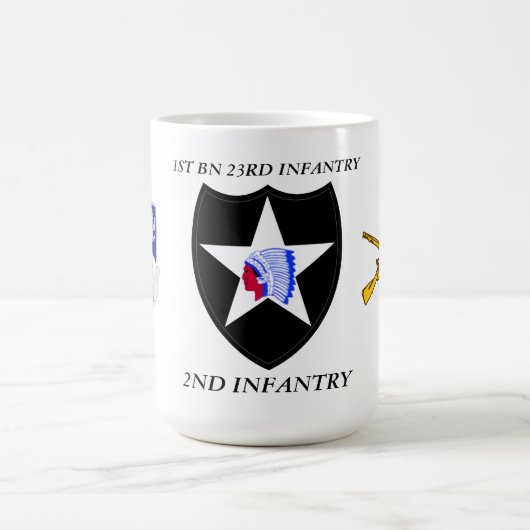 1. BN 23RD INFANTRY 2ND INFANTRY DIV.TASSE KAFFEETASSE (Mittel)