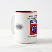 1. BN-325. INFANTERIE-TASSE ZWEIFARBIGE TASSE (Vorderseite Links)