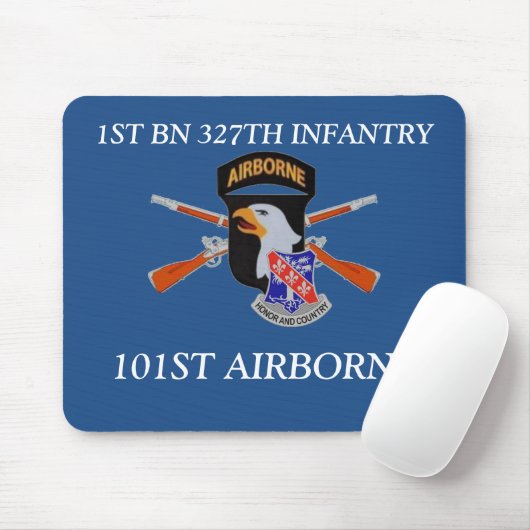 1. BN 327. INFANTRIE 101. IM FLUGZEUG MOUSEPAD (Mit Mouse)