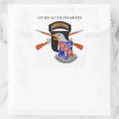 1. BN 327. INFANTRIE 101. IM FLUGZEUG STICKER (Tasche)