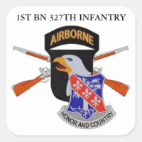 1. BN 327. INFANTRIE 101. IM FLUGZEUG STICKER